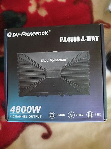 120 ват: Автомобильный усилитель звука DV-Pioneer.ok PA4800 4-WAY (DSP) — 1