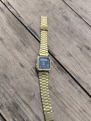 qizilin alis və satis qiyməti: CASIO kişi qol saatı - Brend/model: Casio, arxa qapaqda A159W tipli — 1