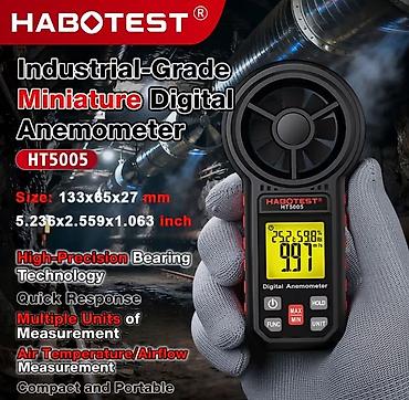 dormeo fen za kosu: Industrijski digitalni anemometar HABOTEST HT5005 Višenamenski ručni — 6