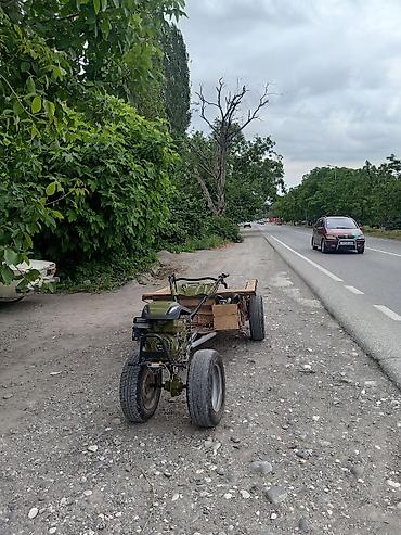 qoşqu ev: Qoşqulu motoblok / kiçik kənd təsərrüfatı nəqliyyatı. Güclü benzin — 6