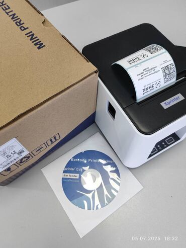 Торговые принтеры и сканеры: Принтер этикеток и чеков Xprinter XP-T361U 20-80mm receipt & label — 4