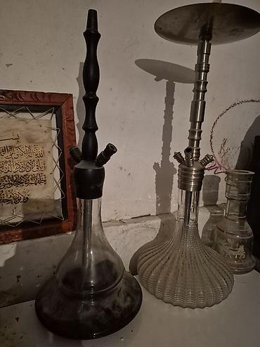 Nərgilər – 2 ədəd kompлект - Model: Şüşə kolbaları olan klassik