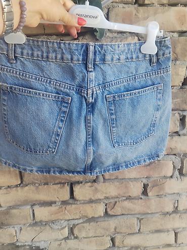 teksas suknjice: ZARA teksas suknja – RASPRODAJA - Veličina: M (EUR M / USA M / MEX 28 — 4