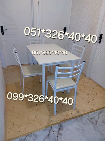 Masa və oturacaq dəstləri: Qonaq otağı üçün, Yeni, Açılmayan, Kvadrat masa, 8 stul -da lalafo.az — 15 Masa və oturacaq dəstləri: Qonaq otağı üçün, Yeni, Açılmayan, Kvadrat masa, 8 stul — 15