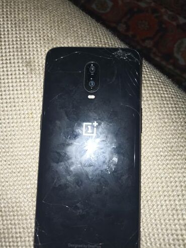 скупка продажа телефонов: OnePlus 6T, Колдонулган, 128 ГБ, түсү - Кара