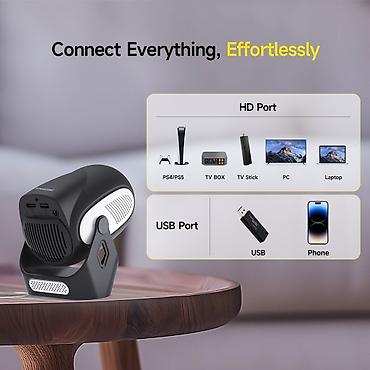 купить проэктор: Magcubic mini proyektor – cib ölçüsündə kino təcrübəsi - Nativ 720p — 3