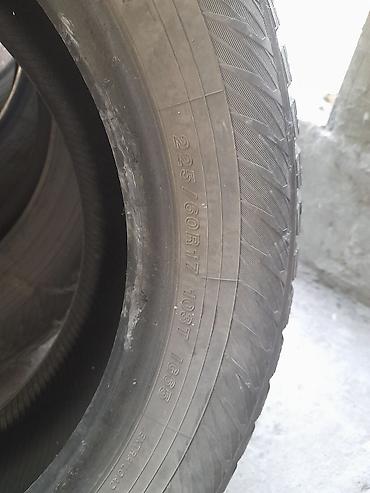 infinity qx: Шины 225 / 60 / R 17, Зимняя шипованная, Б/у, Комплект, Легковые, Yokohama — 1