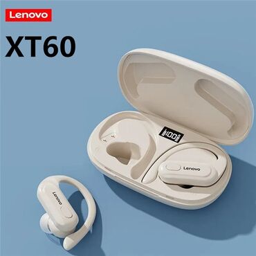 Наушники: Беспроводные наушники белый Lenovo ThinkPlus LivePods XT60