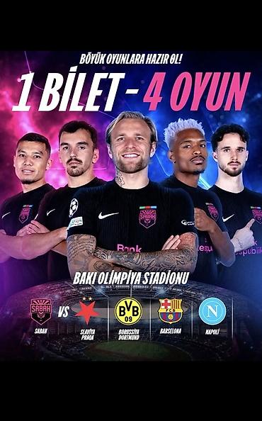 Məhsul: Futbol oyunları üçün kombinə bilet konsepti – “1 bilet, 4 lalafo.az -da Məhsul: Futbol oyunları üçün kombinə bilet konsepti – “1 bilet, 4