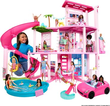 детские домики игрушки: Продаем кукольный домик Barbie Dream house с открытым пространством и