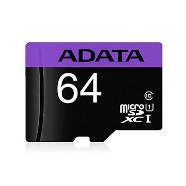 Карта памяти ADATA microSDXC 64 ГБ - Формат: microSDXC - Объем: 64 ГБ