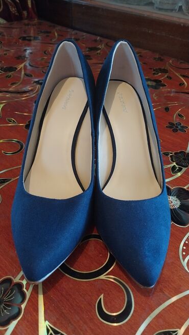 женская обувь 41: Туфли 41, цвет - Синий