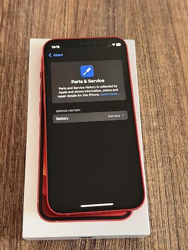 Apple iPhone: Apple iPhone 12 mini (PRODUCT)RED - Ekran: 5.4" Super Retina XDR — 8