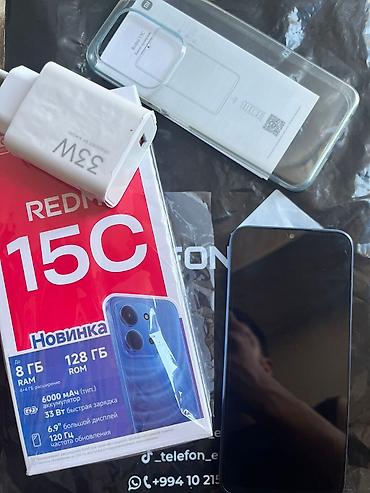iphonr 1: Redmi 128 GB, rəng - Mavi, Sənədlərlə — 2