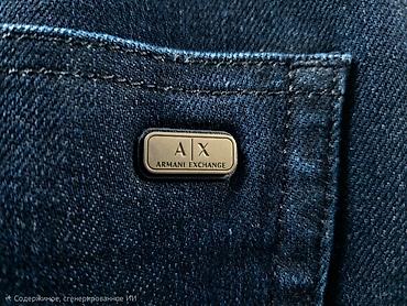 клеш мужские: Мужские джинсы, L, Armani, Новый, цвет - Синий, Самовывоз — 4