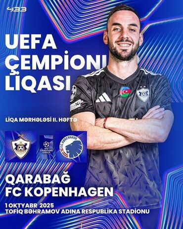 Boks aparatları: Kopenhagen - Qarabağ oyununa bilet satılır. Biletler yanbayandır, eyni