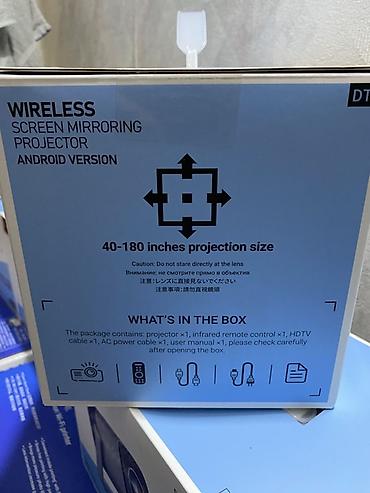 Проекторы: Проектор Hoco DT7 (Android version) — компактный HD MINI LCD — 3