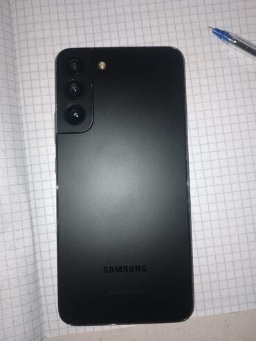 микрофон ош: Samsung Galaxy S22, Колдонулган, 256 ГБ, түсү - Кара, 1 SIM