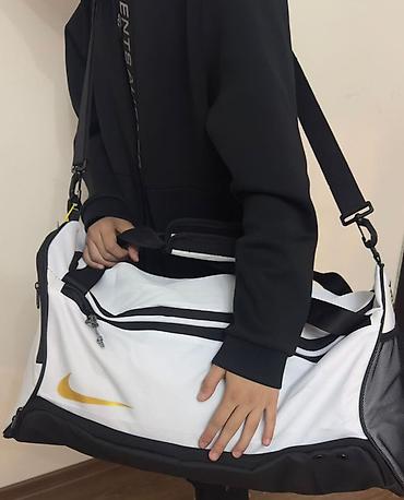 Спортивная сумка Nike (дорожно-тренировочная)новый - Цвет: белый с