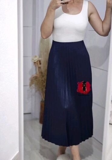 Suknje: One size, Midi, bоја - Crna — 4