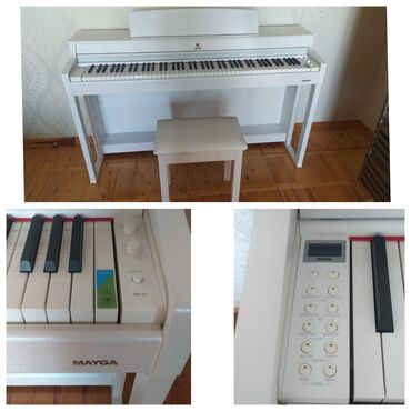 elektron piano ucuz qiymete: Mayga piano 1200azn. 1 aydı alınıb. Almaniya istehsalı. 2500 AZN