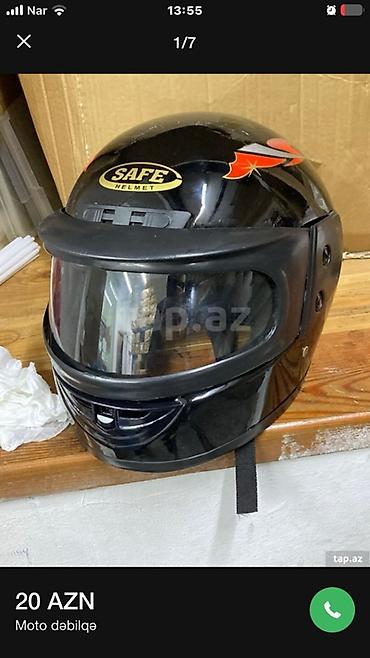 Мотоэкипировка: Yenidi istifadə edimir deyə satılır Məhsul: SAFE Helmet tam üzlü — 8
