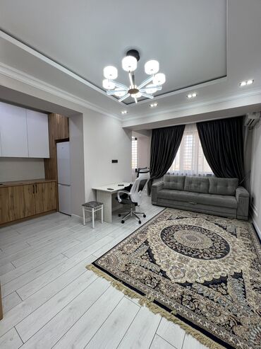 продаю дом в ак ордо 1: 2 бөлмө, 57 кв. м, Элитка, 14 кабат, Дизайнердик ремонт