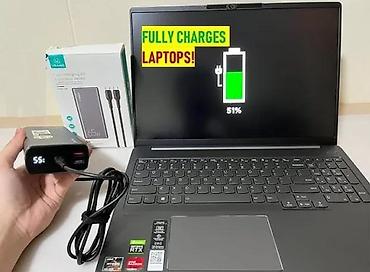 Eksterne baterije: USAMS Yattu Fast Charging Kit – power banka od 30000 mAh za laptopove — 1