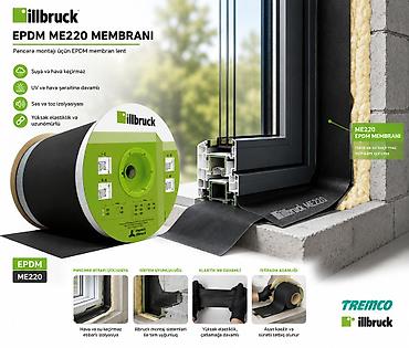 temiz su: Illbruck EPDM ME220 membran lenti Təyinat: - Pəncərə və qapı — 1