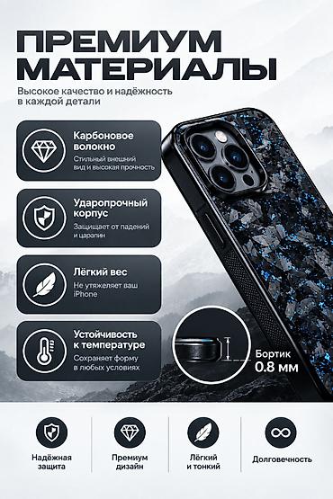iphone xm: Карбоновый чехол с MagSafe для iPhone 15 Pro Max - Материал — 3