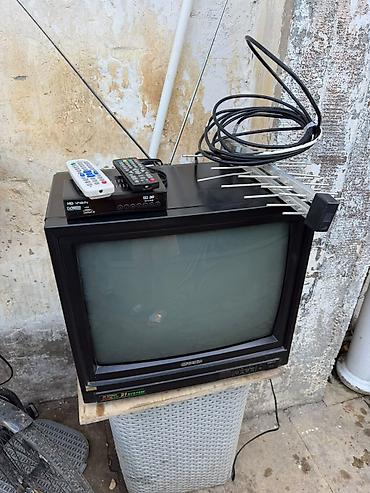 jvc televizor: Sharp kineskop televizor + rəqəmsal tuner və antena seti - — 6