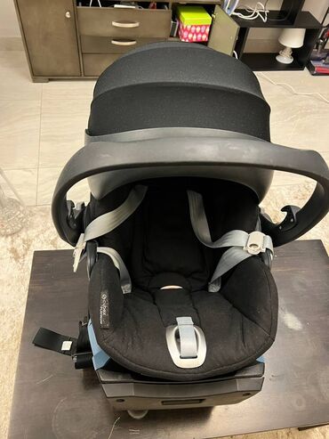 автокресло cybex aton q: Автокресло, цвет - Черный