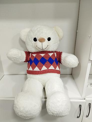 ayı teddy: Yumuşaq oyuncaq "Paltarlı Ayı 80sm" . 🆕Bütün məhsularımız Yenidir ☎️📬 — 5