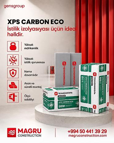 carbon: XPS CARBON ECO – effektiv istilik izolyasiyası üçün həll Məhsul — 1