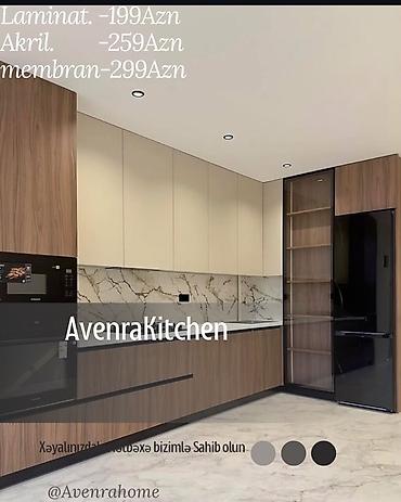 sud ceken: Sifarişlə mətbəx dəsti, Özü çəkən petlələr, Sadə laminat, Kredit var, Rayonlara çatdırılma, Pulsuz çatdırılma, Ödənişli çatdırılma — 3