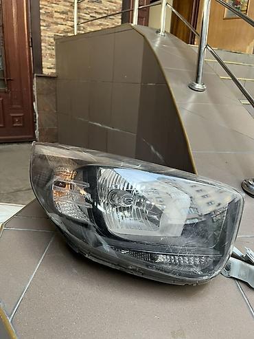 Бампер и комплектующие: Передний бампер Kia Morning(оригинал), белый Капот Бампер Стекло фары — 14