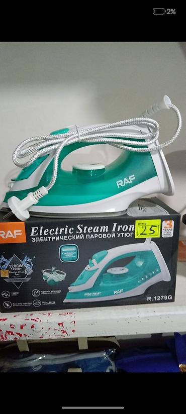 nar super gün tarifi 1 azn: RAF Electric Steam Iron (R.1279G) - Buharlı elektrikli ütü - Güc — 1