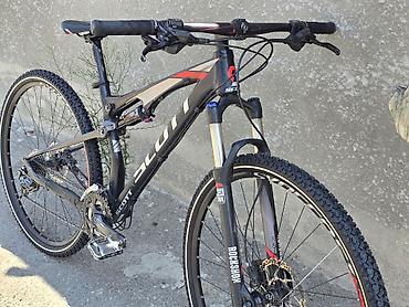 velosiped kaskası: Scott tam asqılı MTB velosipedi - Çərçivə: Scott alüminium, tam asqı — 4