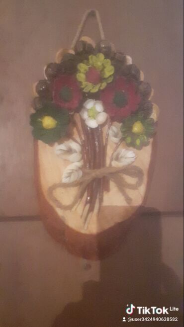 Şəkillər, tablolar: Məhsul: Dekorativ əl işləri – divar asılqanları - Material: təbii — 13