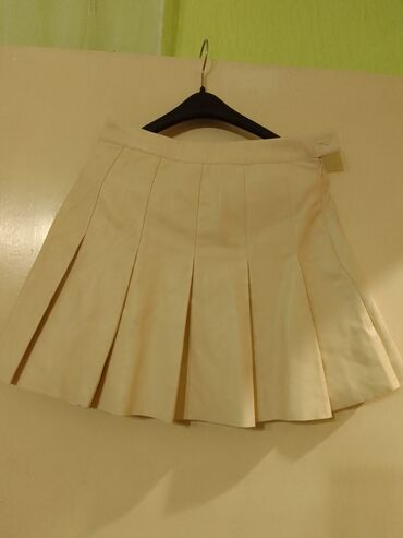 teksas mini suknja: S (EU 36), M (EU 38), Mini, color - Beige