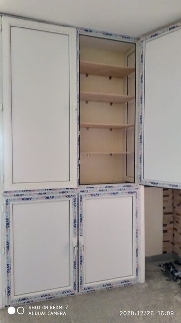 Sifarişlə dolablar: Plastik şkafıların sifarişi Ağ rəngdə 1 kvadratı 90 azn Rəngli 1 — 22