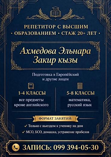 Repetitorlar: Repetitor, Riyaziyyat, Rus dili, İmtahanlara hazırlıq — 1