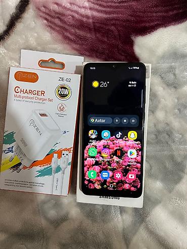 samsung telifon: Samsung Galaxy A31, 64 GB, rəng - Mavi, Sensor — 2
