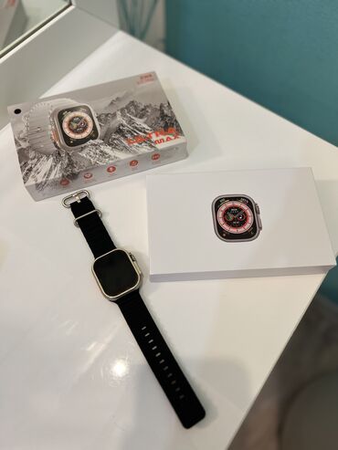 apple watch 2 el: ZW8 smart saat. Apple Watch Pro saatinin 1:1 kopiasi. Təzədir, heç