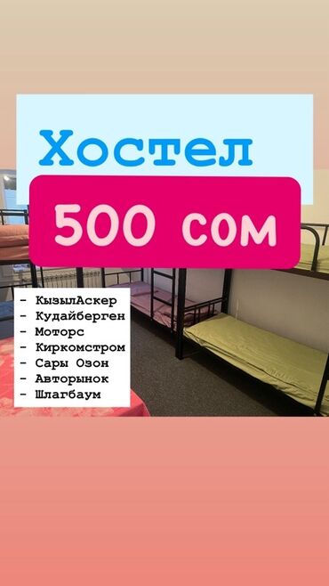 сдается комната кок жар: Предлагается размещение в хостеле с койко-местами. В комнатах