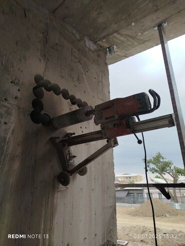 Beton işləri: Beton kəsmə beton deşmə xidməti Karot - HILTI DD 200 / 350 ilə 25 ° — 30