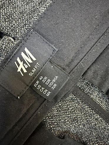 чиносы hm: Мужской костюм H&M - Комплект: пиджак и брюки - Посадка: Slim Fit — 2