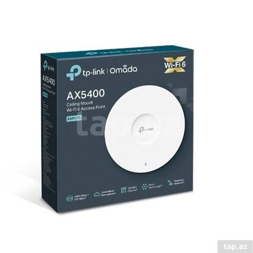 simsiz qulaqcıqlar: TP-Link - EAP670 (AX5400 Ceiling Mount WiFi 6 Access Point) APARAT