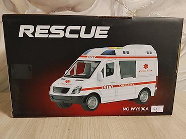 mitsubishi town box: Игрушечный автомобиль «Скорая помощь» RESCUE (Wenyi, № WY590A) - — 3