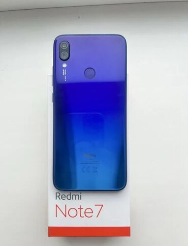 Redmi: Redmi, Redmi Note 7, 128 ГБ, цвет - Синий, 1 SIM, 2 SIM